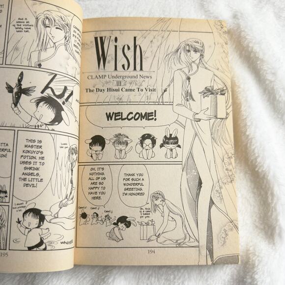 Wish Vol 3 Manga by CLAMP Tokyopop 2003 English Edition Rare OOP Fantasy Romance - Picture 5 of 8